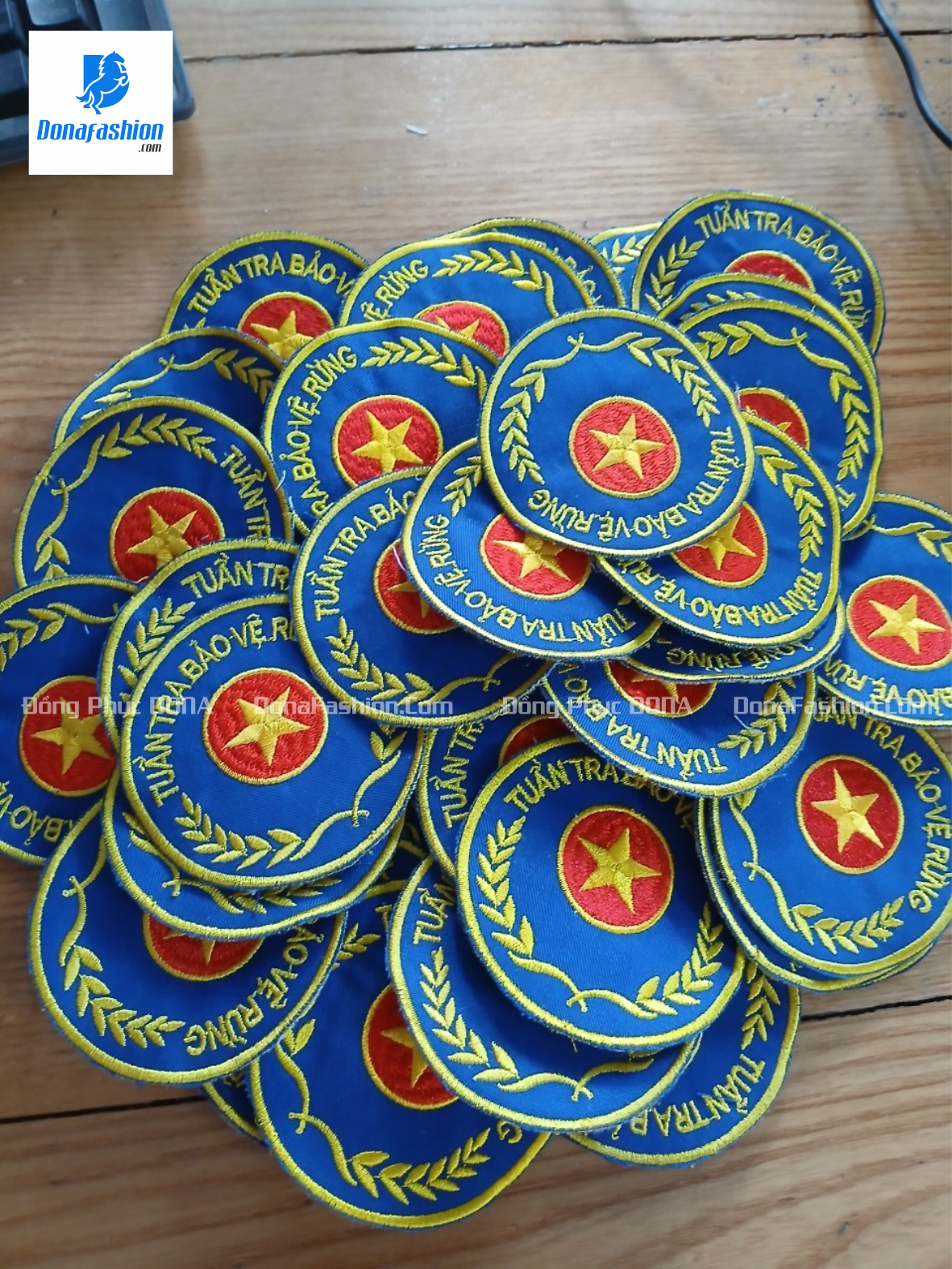 Thêu logo rời BẢO VỆ RỪNG